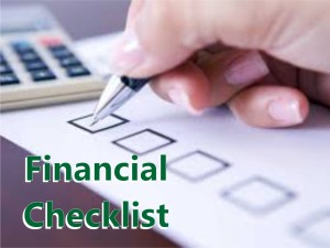 financial checklist